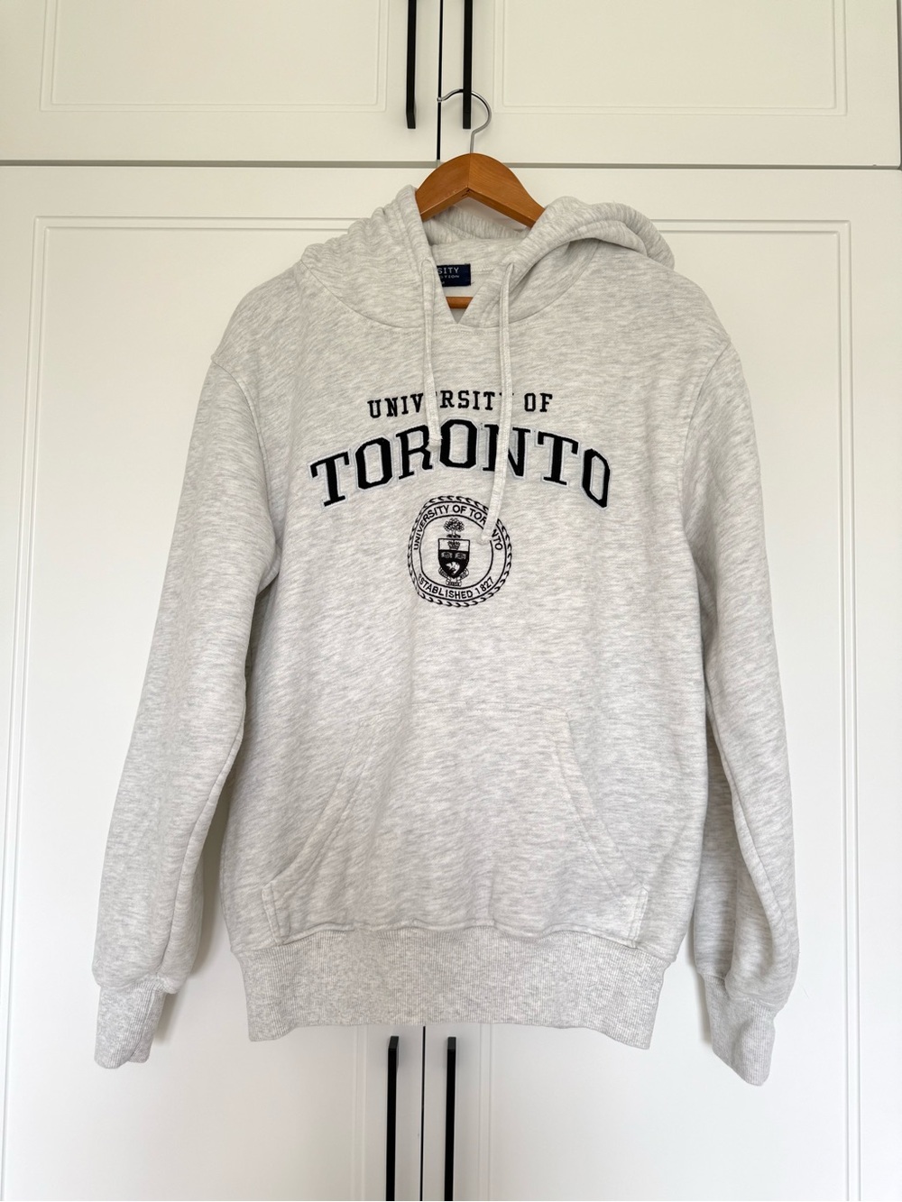 Varsity Gray University of Toronto Hoodie Sweatshirt